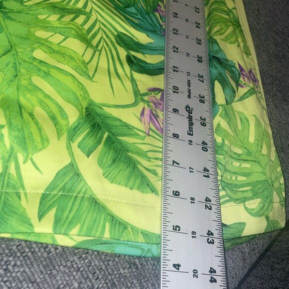 Womens Wide Leg Pants 2X Tropical Palm Print Boho Resort Vacation Beach Festival - Picture 5 of 11